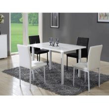 Étkezőasztal, fehér  HG, UNITA