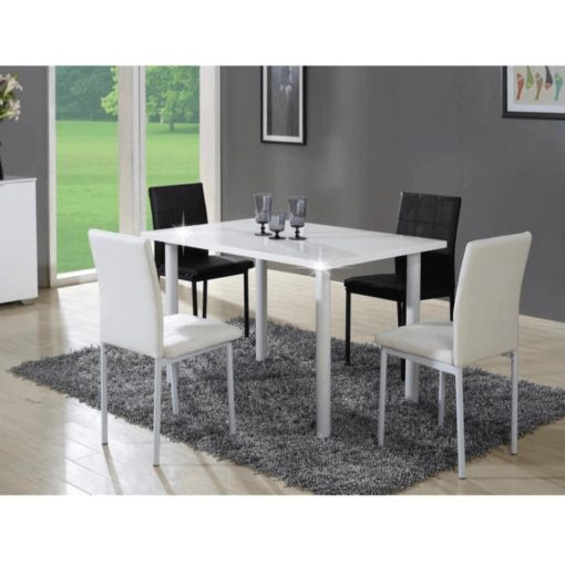 Étkezőasztal, fehér  HG, UNITA