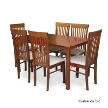 Étkezőasztal, dió, ASTRO New 110x70 cm