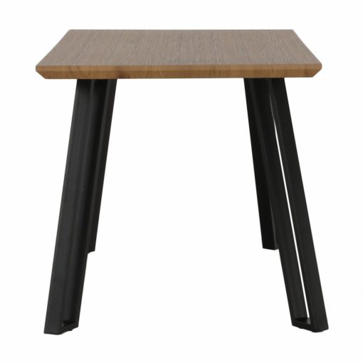 Étkezőasztal, tölgy/fekete, PEDAL