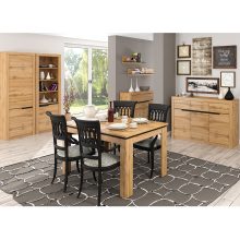 Étkezőasztal  kinyitható, wotan tölgy, TORONTA S