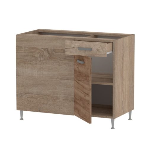  Csenge II alsó sarok 1 ajtós 1 fiókos balos 100 cm széles elem