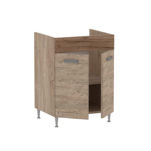 Csenge II alsó 2 ajtós 1 vakfiókos főzőlap befogadására alkalmas 60 cm széles elem