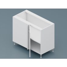  Csenge LUX alsó sarok 1 ajtós balos 100 cm széles elem