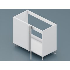   Csenge LUX alsó sarok 1 ajtós  mosogatós balos 100 cm széles elem