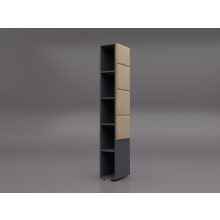 Ancona előszoba akasztós, tükrös ajtós elem