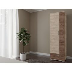 Csenge gardrób szélső 60 cm-es akasztós elem