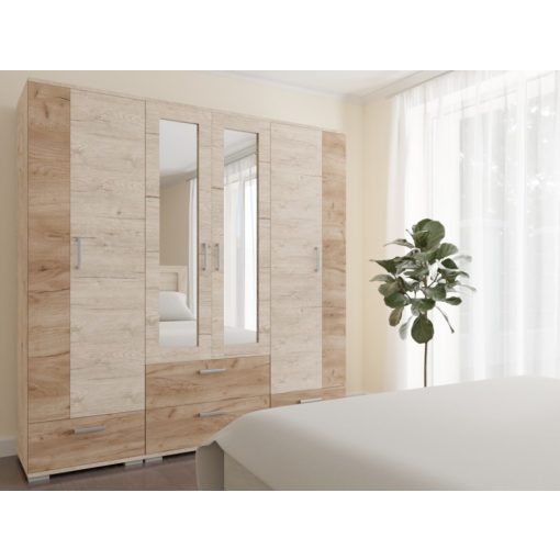 Csenge gardrób szélső 60 cm-es akasztós elem