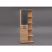 Ancona nappali 320cm szekrénysor Arany craft -Antracit színkombináció  -2-