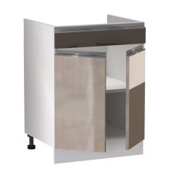    Minerva alsó 2 ajtós 1 vakfiókos főzőlap befogadására alkalmas 60 cm széles elem