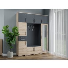 Köln előszoba 180 cm sonoma-antracit