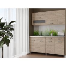 Csenge 160 cm konyhabútor Sonoma korpusz - sherwood front