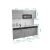 Csenge II 200 cm konyhabútor Sonoma korpusz, Sherwood front méretek