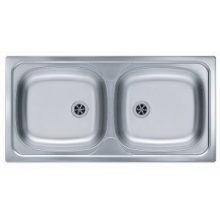 Csenge II  200 cm konyhabútor Sonoma korpusz, Barokk tölgy front, Szürke  fiókelő és üveges