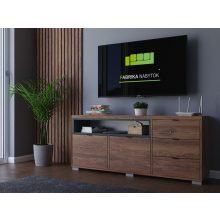 Due 2 komód 152cm antracit-ezüst tölgy