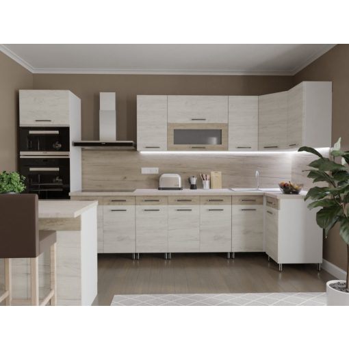 Csenge II sarokkonyha 360x100/60 cm