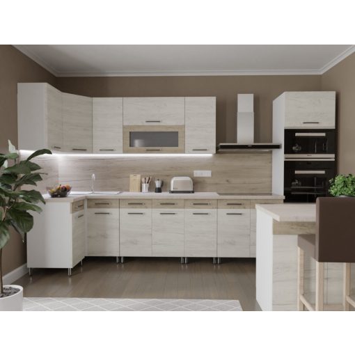 Csenge II sarokkonyha 360x100/72 cm