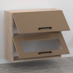   Galaxy 72 cm felső 2 ajtós  ,alul üveges felnyíló 80 cm széles elem