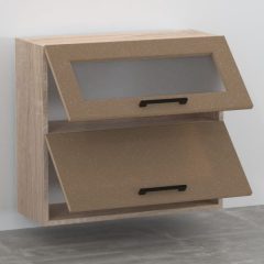   Galaxy 72 cm felső 2 ajtós  ,felül  üveges felnyíló 80 cm széles elem