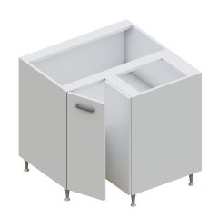 Milánó alsó sarok L alakú 90x90 cm széles elem