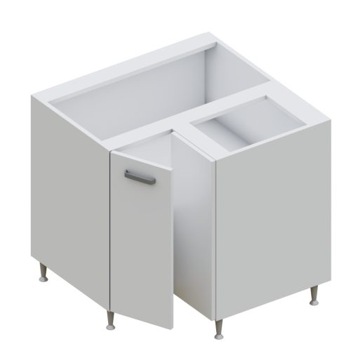 Milánó alsó sarok L alakú 90x90 cm széles elem