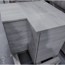 Milánó alsó sarok L alakú 90x90 cm széles elem