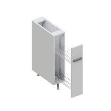 Milánó alsó kihúzható kosaras 15-60 cm széles elem