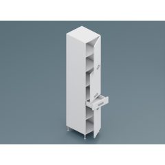   Milánó állószekrény 3 ajtós 1 fiókos jobbos – balos 40 cm széles elem