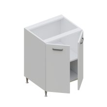 Milánó alsó 2 ajtós 60 cm széles elem