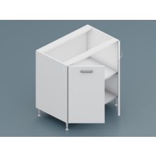 Milánó alsó 2 ajtós 80 cm széles elem