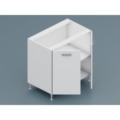 Milánó alsó 2 ajtós 80 cm széles elem