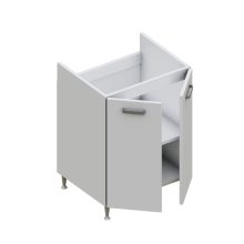 Milánó alsó 2 ajtós főzőlapos 60 cm széles elem