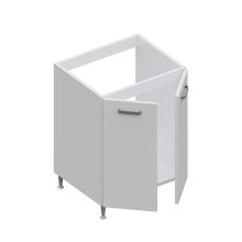 Milánó alsó 2 ajtós mosogatós 60 cm széles elem