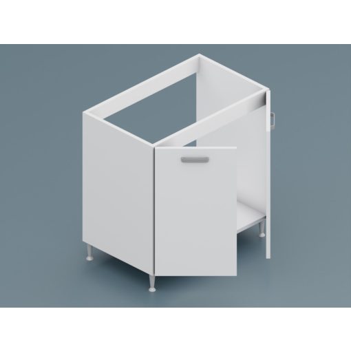 Milánó alsó 2 ajtós mosogatós 80 cm széles elem