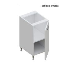 Milánó alsó 1 ajtós 40 cm széles elem