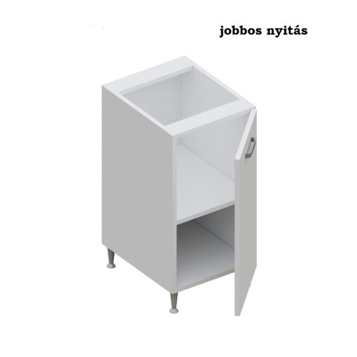 Milánó alsó 1 ajtós 40 cm széles elem