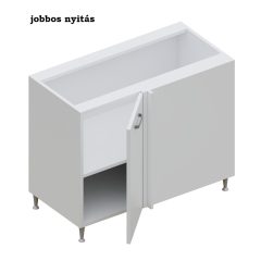 Milánó alsó sarok 100 cm széles elem