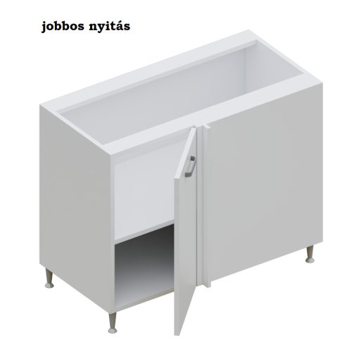 Milánó alsó sarok 100 cm széles elem