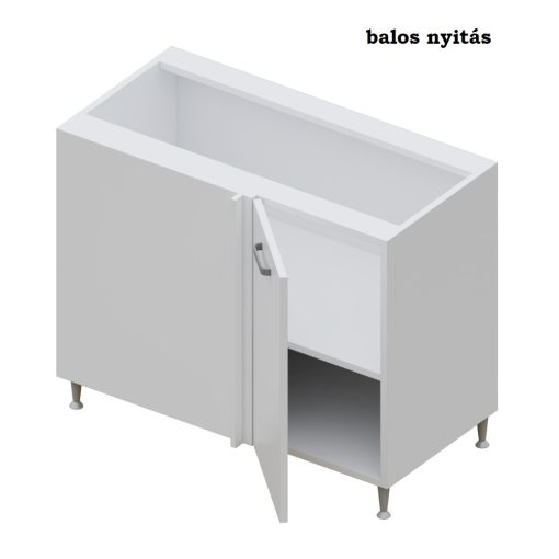 Milánó alsó sarok 100 cm széles elem