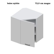 Milánó felső 1 ajtós 60 cm széles sarok elem