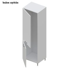   MILÁNÓ álló szekrény 2 ajtós hűtős 60 cm széles elem