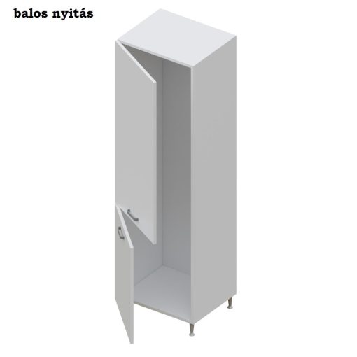 MILÁNÓ álló szekrény 2 ajtós hűtős 60 cm széles elem