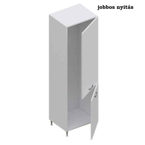 MILÁNÓ álló szekrény 2 ajtós hűtős 60 cm széles elem