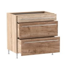  Gréta  alsó 3 fiókos 80 cm széles elem