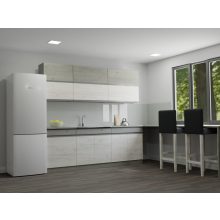 ARTIANÓ konyha blokk Fehér Craft / Szürke craft front - Szürke craft fiókelő