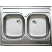 Zsófia 220 cm konyhabútor Sonoma korpusz - Sherwood front  és fiókelő