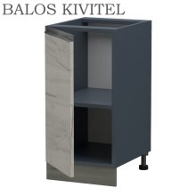 Artianó  alsó 1 ajtós  jobbos – balos 40 cm széles elem