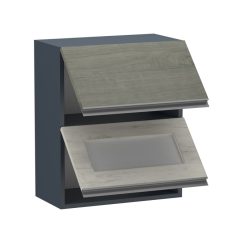   Artiano 72 cm felső 2  felnyíló ajtós alul üveges 60 cm széles elem