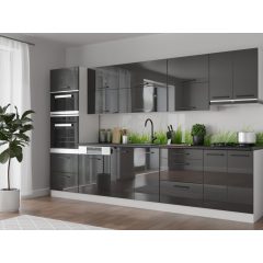 Galaxy konyha DARK GRAY  320 cm