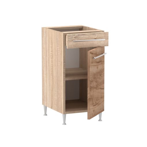  Gréta  alsó 1 ajtós 1 fiókos jobbos – balos 40 cm széles elem